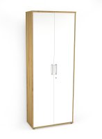 Aktenschrank DALLAS 7, Artisan Eiche/Weiß Edelglanz Nb
